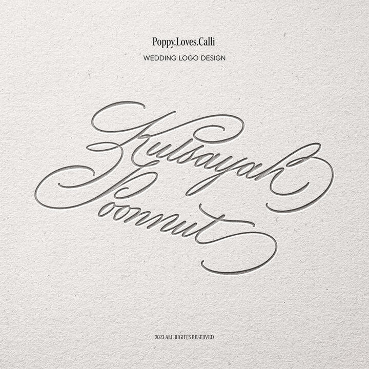 Logo &quot;Kulsayah &amp; Poonnut&quot;