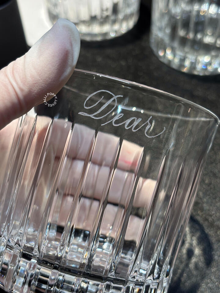 Engraving service for LA MER exclusive event at King Power, One Bangkok