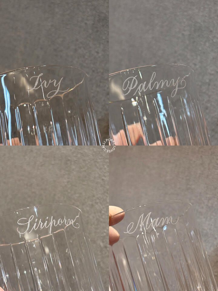 Engraving service for LA MER exclusive event at King Power, One Bangkok