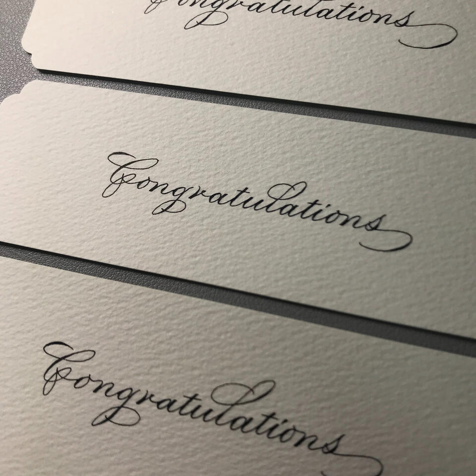 Congratulations Bookmark